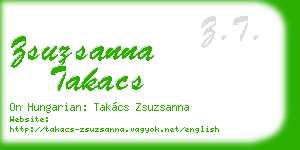 zsuzsanna takacs business card